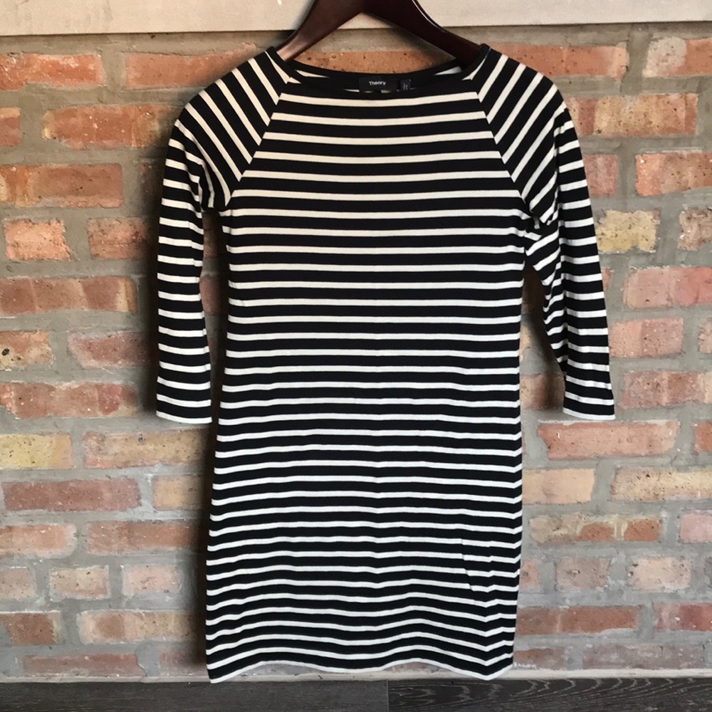 Theory Theory Lesnoy Stripe Knit Dress